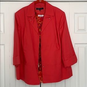Anne Klein/ Calvin Klein blazer and blouse set